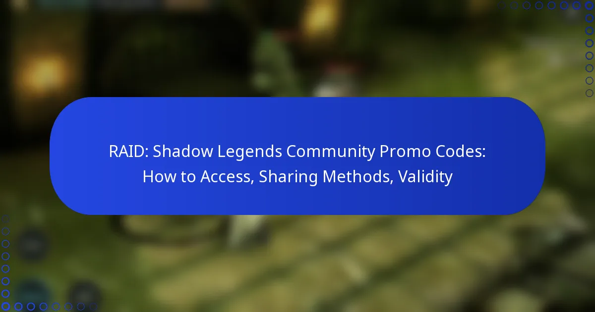 RAID: Shadow Legends Community Promo Codes: How to Access, Sharing Methods, Validity