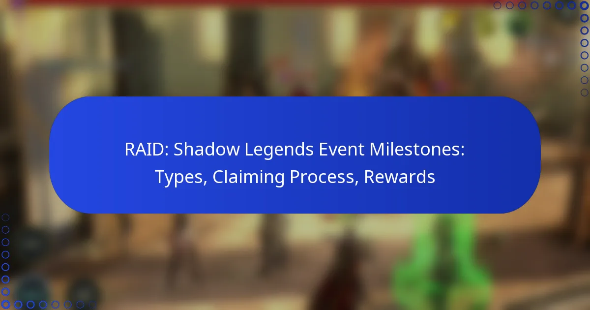 RAID: Shadow Legends Event Milestones: Types, Claiming Process, Rewards