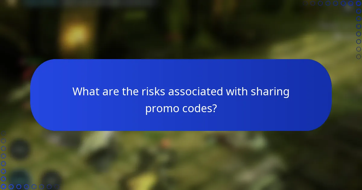 What are the risks associated with sharing promo codes?